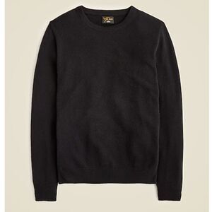 J. Crew HO862 Black Cashmere crewneck sweater NWT size XS
